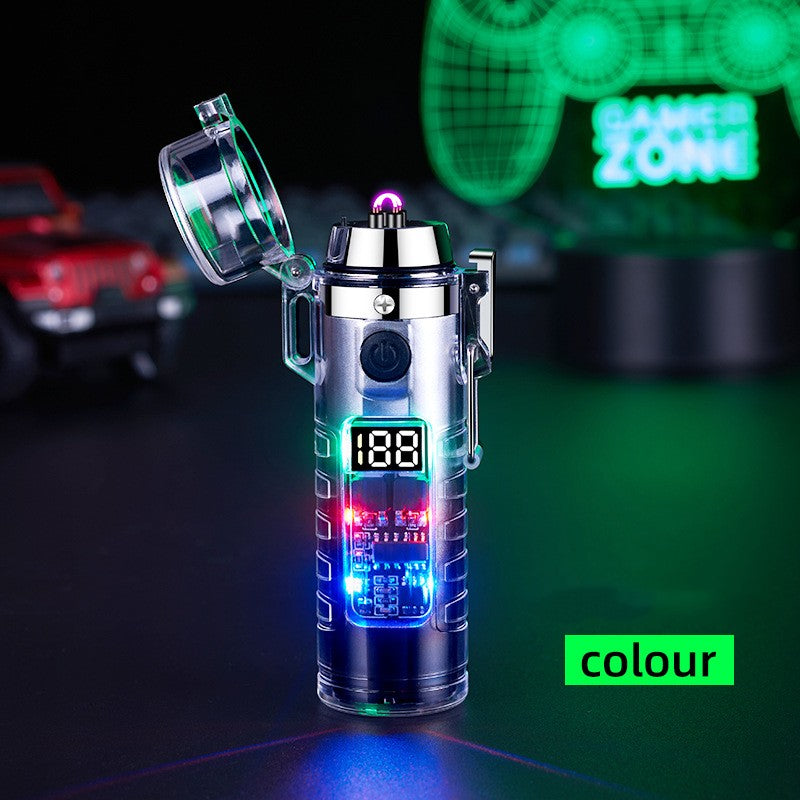 Transparent Shell LED Light Illumination Lighter