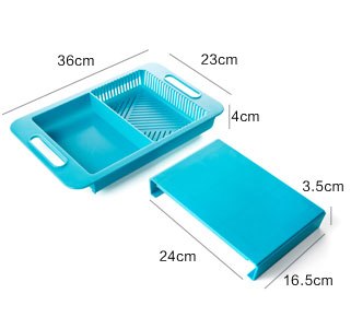 Multifunction Kitchen Chopping Blocks Sinks Drain Basket Cutting Board