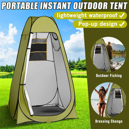 Portable Privacy Shower Toilet Automatic Camping Tent