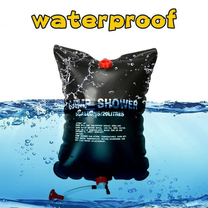 Portable Camping Shower Heating Bath Bag Travel