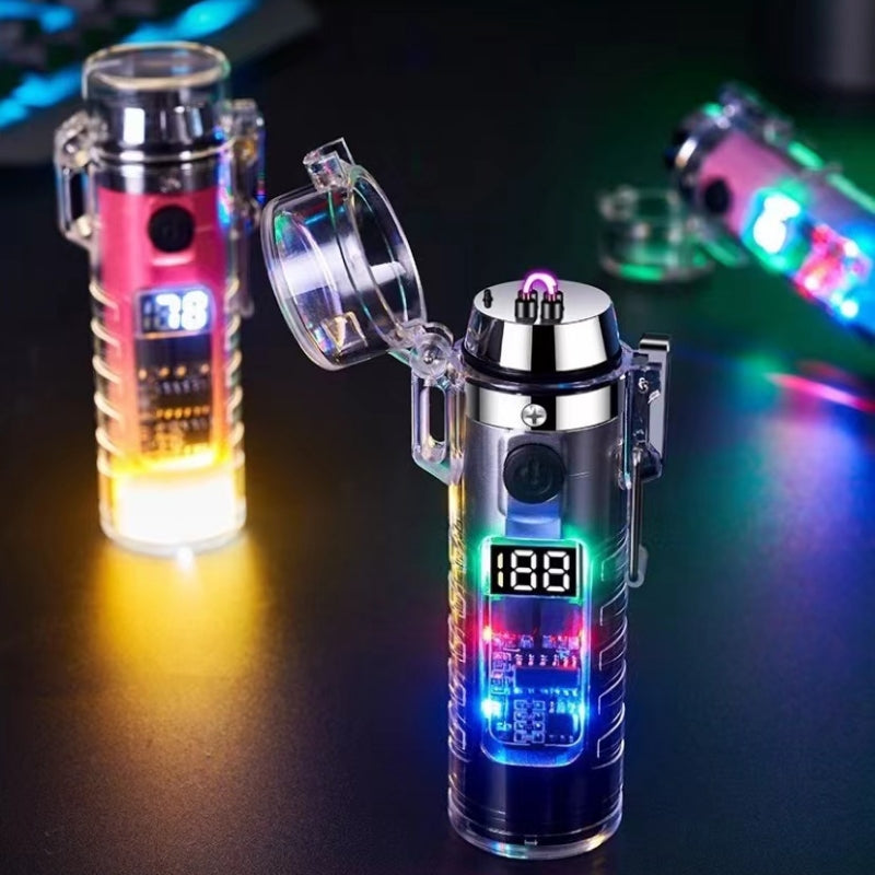 Transparent Shell LED Light Illumination Lighter