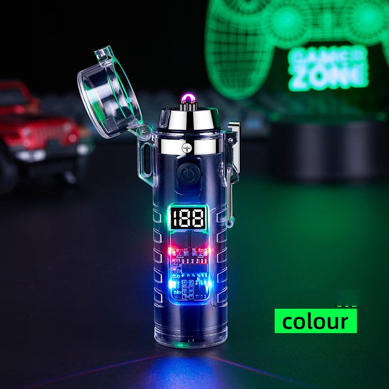 Transparent Shell LED Light Illumination Lighter