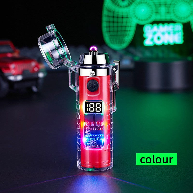 Transparent Shell LED Light Illumination Lighter