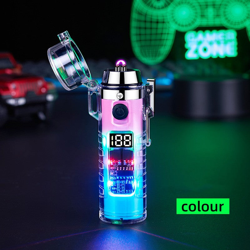 Transparent Shell LED Light Illumination Lighter