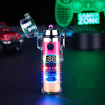 Transparent Shell LED Light Illumination Lighter